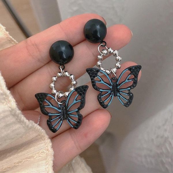 dangle & chandelier y2k harajuku sweet cool black butterfly earrings for women retro simple girlfriend gift insect drop fashion jewelry, Silver
dangle & chandelier y2k harajuku sweet cool black butterfly earrings for women retro simple girlfriend gift insect drop fashion jewelry, Silver