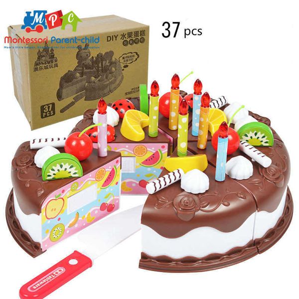 37pcs simulation chocolate birthday cake children play house toy kitchen boy girl diy educational gift game
37pcs simulation chocolate birthday cake children play house toy kitchen boy girl diy educational gift game