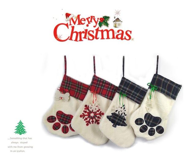 2021 quality christmas stocking cat dog paw stockings fluffy santa socks snowflake xmas tree decoration festival gift bag
2021 quality christmas stocking cat dog paw stockings fluffy santa socks snowflake xmas tree decoration festival gift bag
