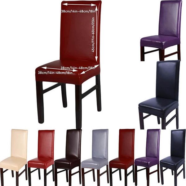 chair covers dining covers, solid pu leather waterproof and oilproof stretch cover slipcover for home decorative
chair covers dining covers, solid pu leather waterproof and oilproof stretch cover slipcover for home decorative