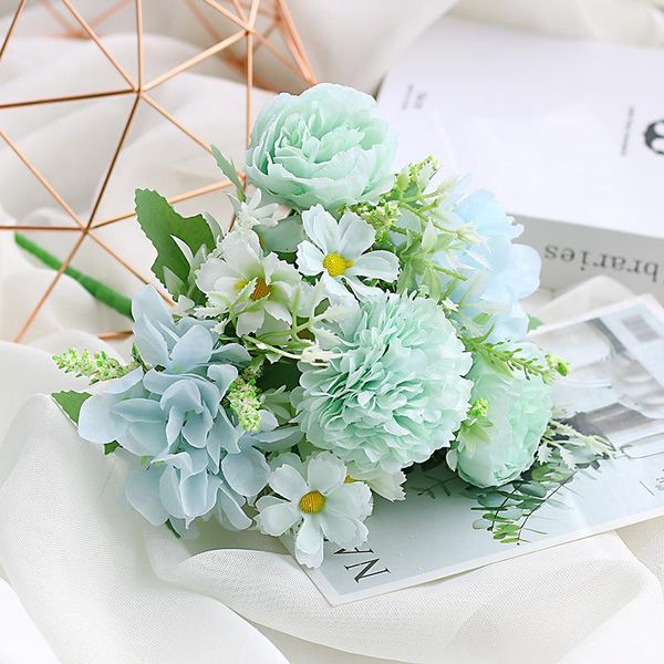 decorative flowers & wreaths floral mix artificial peony flowers, fake hydrangea silk bouquet for wedding decoration, plastic
decorative flowers & wreaths floral mix artificial peony flowers, fake hydrangea silk bouquet for wedding decoration, plastic