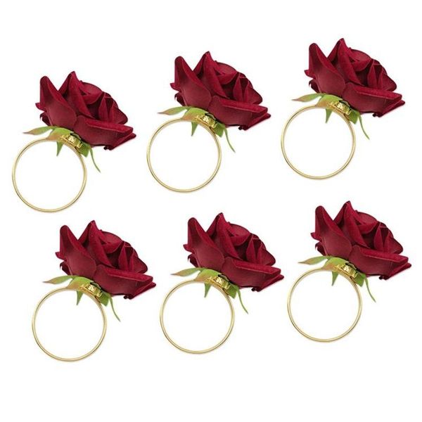 napkin rings 6pcs/lot romantic rose alloy buckle holder for wedding receptions gifts holiday banquet decoration
napkin rings 6pcs/lot romantic rose alloy buckle holder for wedding receptions gifts holiday banquet decoration