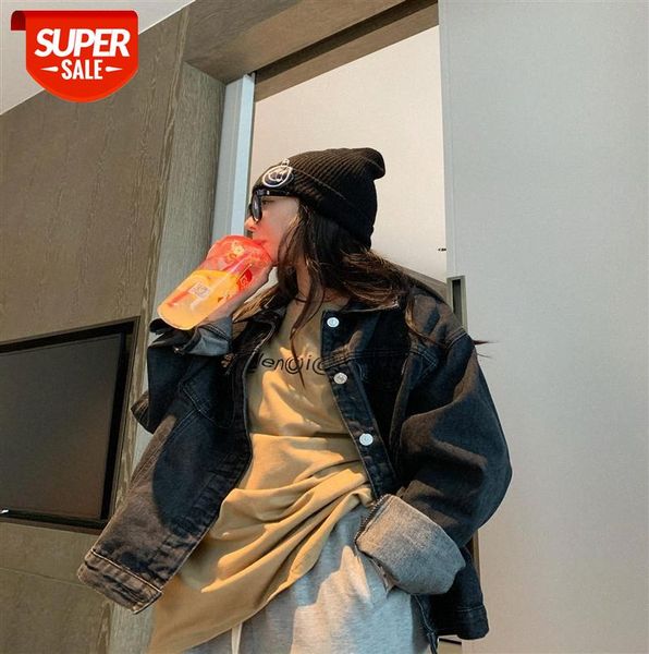 hong kong-style washed black loose long-sleeved korean denim jacket women trendy style dongdaemun, korea #jp9y
hong kong-style washed black loose long-sleeved korean denim jacket women trendy style dongdaemun, korea #jp9y