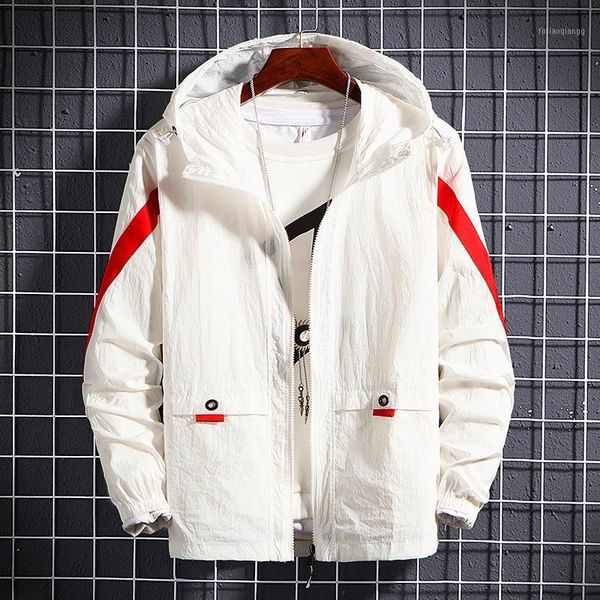 men's jackets summer windbreaker menswear brand street sunblock hoodie zipper thin coat casual hoodless large 5xl, Black;brown
men's jackets summer windbreaker menswear brand street sunblock hoodie zipper thin coat casual hoodless large 5xl, Black;brown