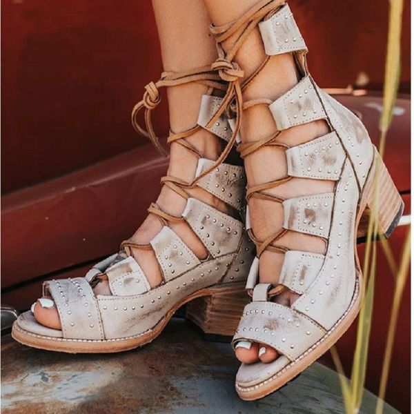 style us wind cross strap rivet thick heel sandals roman fish mouth plus-size women's, Black
style us wind cross strap rivet thick heel sandals roman fish mouth plus-size women's, Black