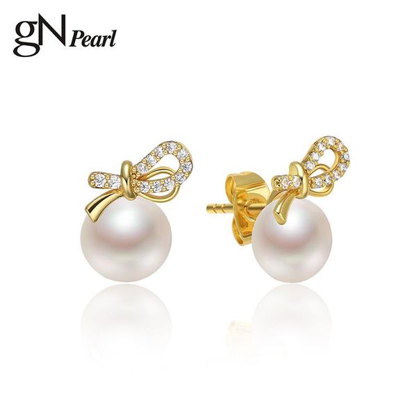stud gn pearl genuien 8-9mm white freshwater earrings gnpearl fine jewelry for women gift, Golden;silver
stud gn pearl genuien 8-9mm white freshwater earrings gnpearl fine jewelry for women gift, Golden;silver
