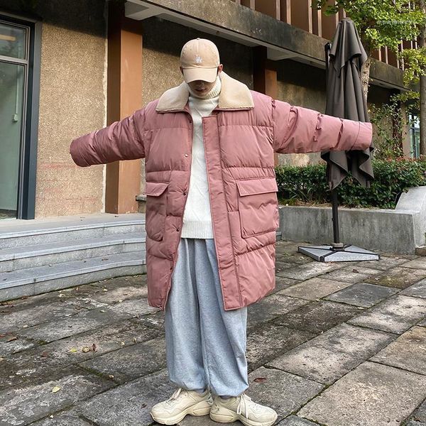 men's down & parkas thicken lambswool jacket men oversized loose casual patchwork zipper manteau homme hiver winter coat de50mmf1, Black
men's down & parkas thicken lambswool jacket men oversized loose casual patchwork zipper manteau homme hiver winter coat de50mmf1, Black
