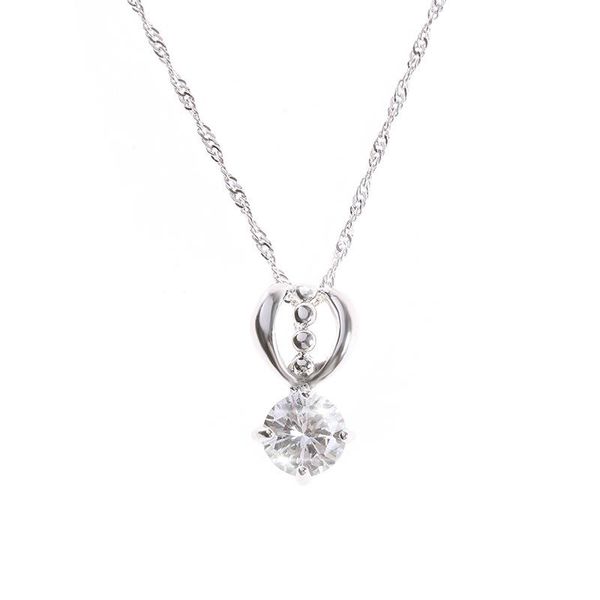 pendant necklaces simple temperament with geometric zircon true platinum clavicle chain set diamond exquisite ladies, Silver
pendant necklaces simple temperament with geometric zircon true platinum clavicle chain set diamond exquisite ladies, Silver