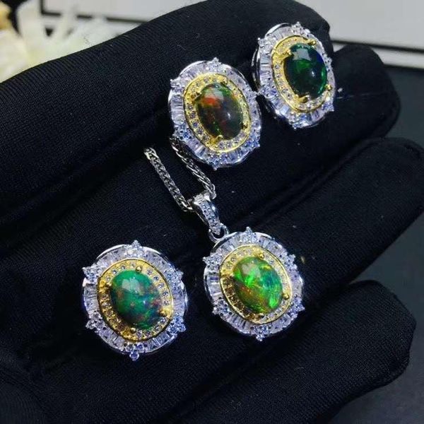 black opal set naturaland real jewelry natural 925 sterling silver 1pc pendant,1pc ring,2pcs earring bracelet, earrings & necklace
black opal set naturaland real jewelry natural 925 sterling silver 1pc pendant,1pc ring,2pcs earring bracelet, earrings & necklace