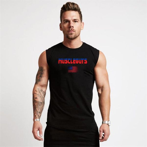 men' tank muscleguy brand summer quick drying sleeveless vest men casual streetwear male gyms jogging, White;black
men' tank muscleguy brand summer quick drying sleeveless vest men casual streetwear male gyms jogging, White;black
