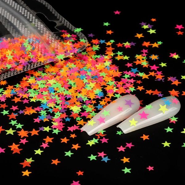 nail art decorations fluorescence star sequins mixed size 3d glitter flakes paillette for diy neon design supplies rk140154, Silver;gold
nail art decorations fluorescence star sequins mixed size 3d glitter flakes paillette for diy neon design supplies rk140154, Silver;gold