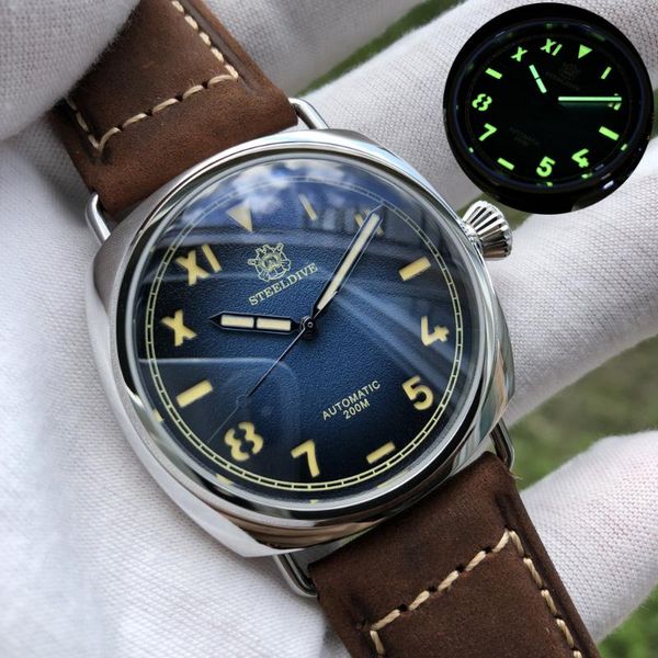 wristwatches steeldive men automatic mechanical watch,luxury watches dive men's wristwatch 200m waterproof switzerland c3 luminous cloc, Slivery;brown
wristwatches steeldive men automatic mechanical watch,luxury watches dive men's wristwatch 200m waterproof switzerland c3 luminous cloc, Slivery;brown