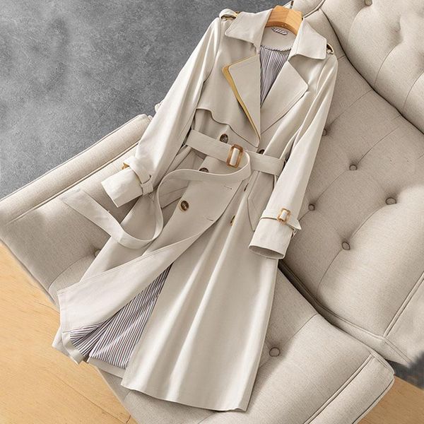 women's trench coats surufeng women casual long double breasted loose coat female autumn outwear fashion chic windbreaker plus size s-3, Tan;black
women's trench coats surufeng women casual long double breasted loose coat female autumn outwear fashion chic windbreaker plus size s-3, Tan;black