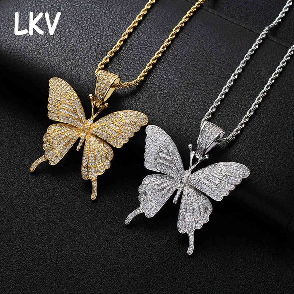 micro zircon hip hop pendant fashion versatile men's and women's butterfly necklace, Silver
micro zircon hip hop pendant fashion versatile men's and women's butterfly necklace, Silver