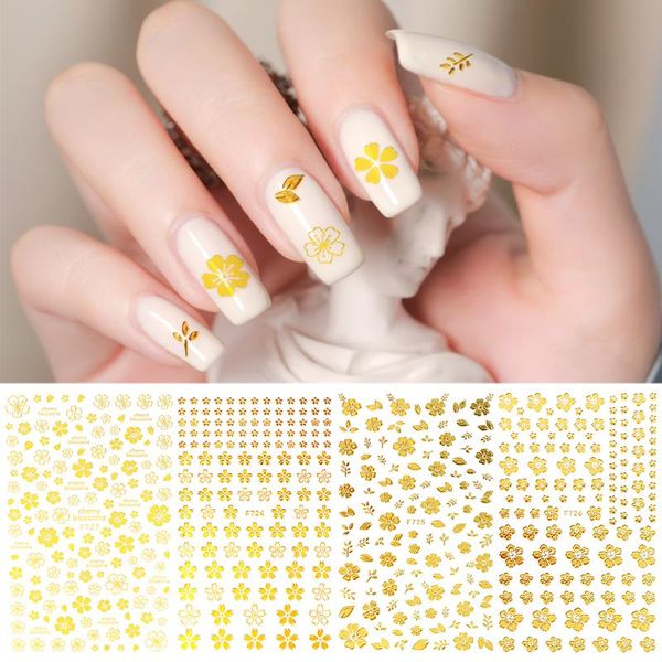 1sheet white gold 3d sakura adhesive nail sticker decals summer cherry blossoms foils flower manicure tips stickers &, Black
1sheet white gold 3d sakura adhesive nail sticker decals summer cherry blossoms foils flower manicure tips stickers &, Black
