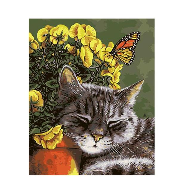 paintings selilali cute sleeping cat oil paint by number diy handpainted modern wall-art living room decor oil-painting numbers kits
paintings selilali cute sleeping cat oil paint by number diy handpainted modern wall-art living room decor oil-painting numbers kits