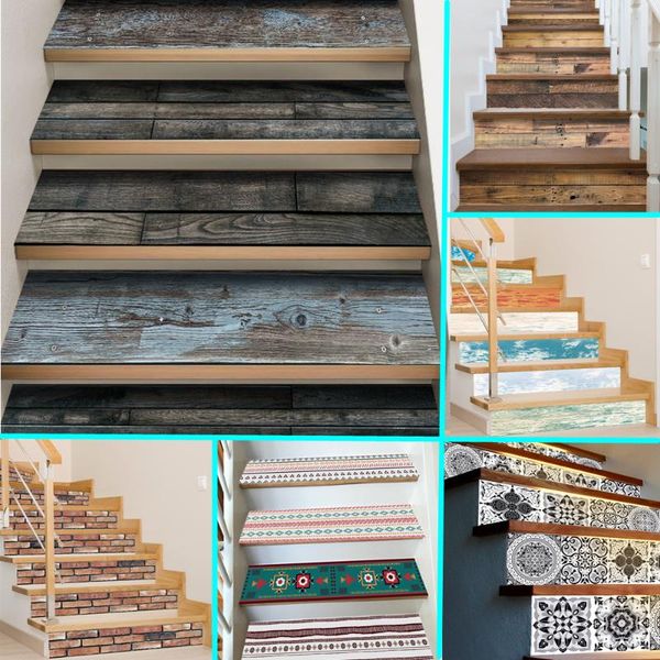 wall stickers 7pcs stairs wood staircase decoration tread self-adhesive diy facade brick art pattern decals 21cm*100cm
wall stickers 7pcs stairs wood staircase decoration tread self-adhesive diy facade brick art pattern decals 21cm*100cm