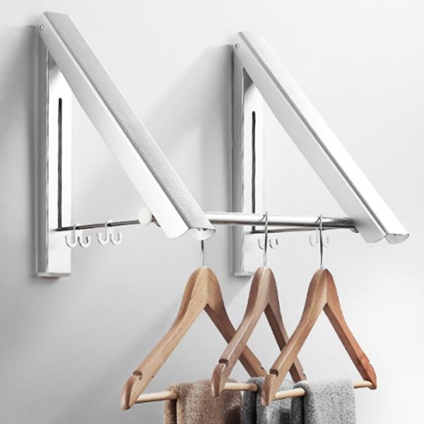 hangers & racks alumimum folding clothes hanger el wall-mounted bathroom drying rack household retractable invisible rail
hangers & racks alumimum folding clothes hanger el wall-mounted bathroom drying rack household retractable invisible rail