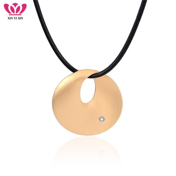 pendant necklaces geometric vintage gold color simple metal cz crystal necklace for women leather statement jewelry, Silver
pendant necklaces geometric vintage gold color simple metal cz crystal necklace for women leather statement jewelry, Silver