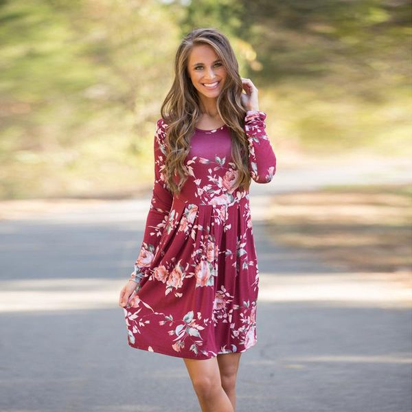 women dress in europe and the united states spring summer print sleeve large multi color is casual dresses, Black;gray
women dress in europe and the united states spring summer print sleeve large multi color is casual dresses, Black;gray