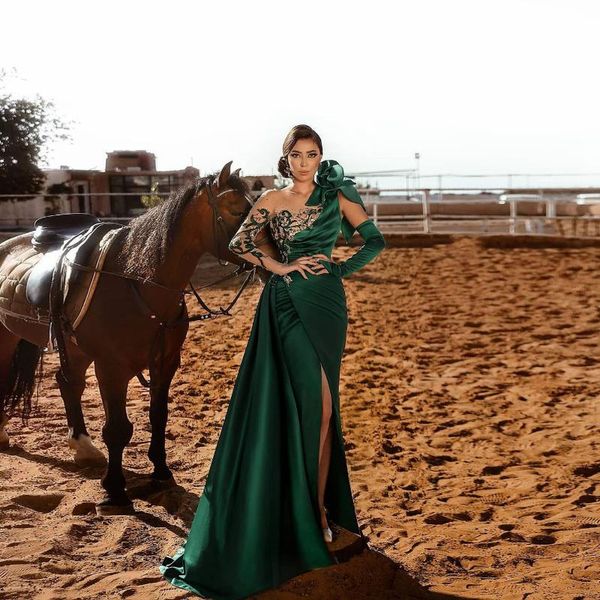 party dresses green fashion elegant exquisite evening dress one shoulder floor length high split pography dubai prom custom made, White;black
party dresses green fashion elegant exquisite evening dress one shoulder floor length high split pography dubai prom custom made, White;black