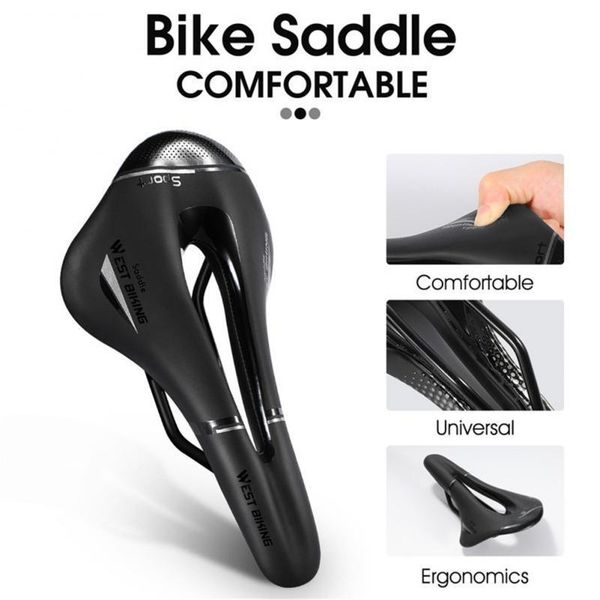 bike saddles west biking mtb mountain road seat bicycle saddle soft pu leather hollow breathable cushion comfortable cycling accessorie
bike saddles west biking mtb mountain road seat bicycle saddle soft pu leather hollow breathable cushion comfortable cycling accessorie