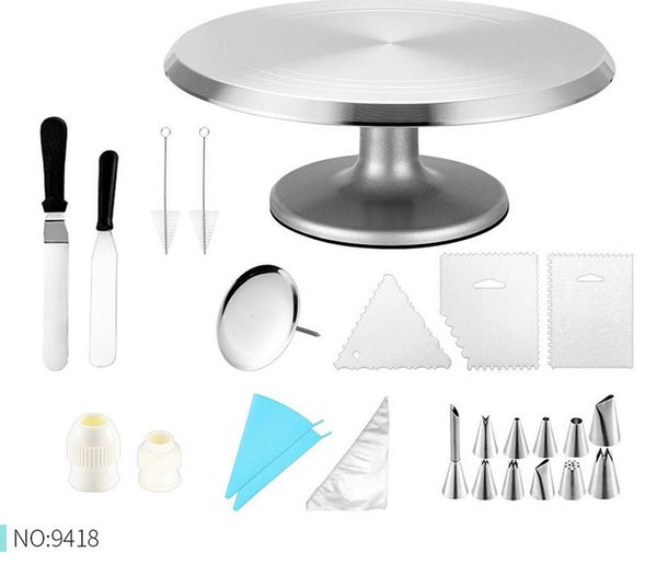 baking & pastry tools 123 pcs/set cake turntable decorating kit rotary table tool piping nozzle bag set supplies sets
baking & pastry tools 123 pcs/set cake turntable decorating kit rotary table tool piping nozzle bag set supplies sets
