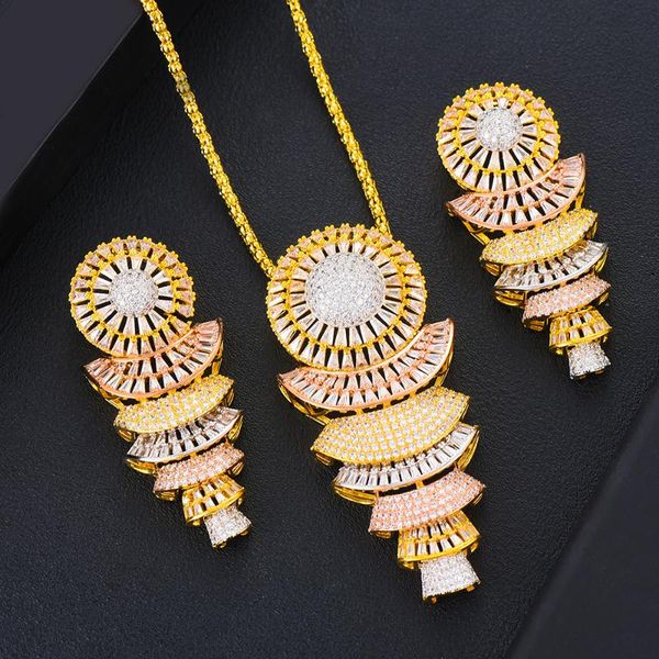 earrings & necklace godki luxury dubai big dangle drop for women wedding full cubic zircon nobal bridal jewelry set, Silver
earrings & necklace godki luxury dubai big dangle drop for women wedding full cubic zircon nobal bridal jewelry set, Silver