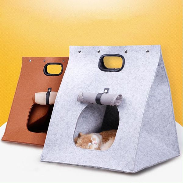 pet cat felt beds house handbags portable warm foldable multi-functional for small dog puppy durable nests travel & furniture
pet cat felt beds house handbags portable warm foldable multi-functional for small dog puppy durable nests travel & furniture