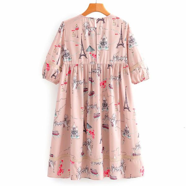 dresses round neck short sleeve loose harajuku tower printing women's national wind casual cartoon cute and fresh female dress, Black;gray
dresses round neck short sleeve loose harajuku tower printing women's national wind casual cartoon cute and fresh female dress, Black;gray