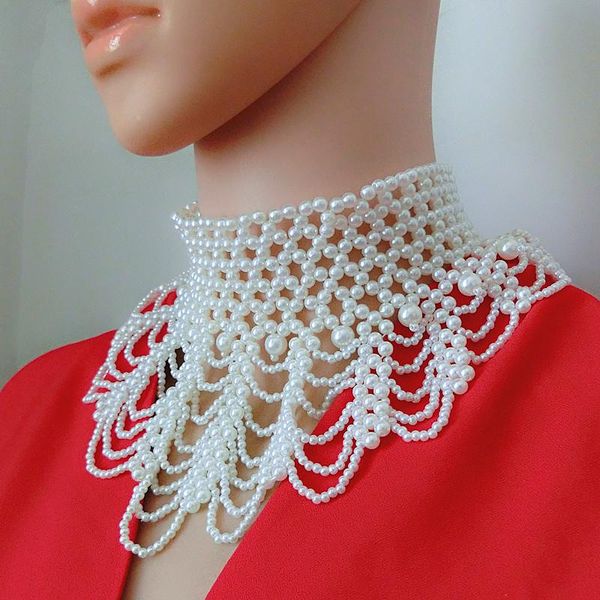 scarves (33cm pearl+10cm chain) autumn winter women pearl scarf o ring lovely turtleneck collar elegant for party, Blue;gray
scarves (33cm pearl+10cm chain) autumn winter women pearl scarf o ring lovely turtleneck collar elegant for party, Blue;gray