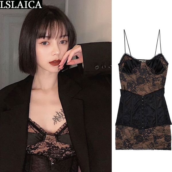 fashion party dress strapless slim elegant women lace casual black clothing patchwork mini bandage 210520, Black;gray
fashion party dress strapless slim elegant women lace casual black clothing patchwork mini bandage 210520, Black;gray