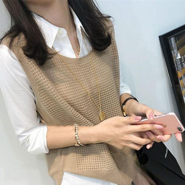 women's vests female sweater winter 2021, casual solid 100% wool plus size round collar female vest, Black;white
women's vests female sweater winter 2021, casual solid 100% wool plus size round collar female vest, Black;white