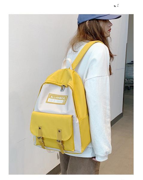 backpack fashion shoulder bag 2021 contrast color college student couple's b ulzzang travel high school bese sale
backpack fashion shoulder bag 2021 contrast color college student couple's b ulzzang travel high school bese sale