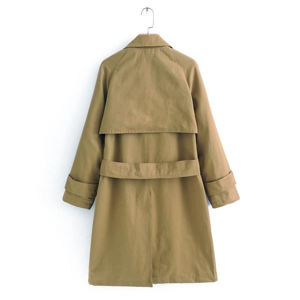 women's trench coats fashion coat tooling spring autumn suit collar double breasted pocket khaki casual windbreaker outwear, Tan;black
women's trench coats fashion coat tooling spring autumn suit collar double breasted pocket khaki casual windbreaker outwear, Tan;black