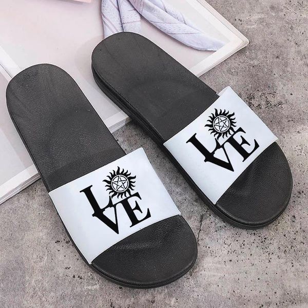 vogue slippers for women love home floor family shoes lady beach summer female, Black
vogue slippers for women love home floor family shoes lady beach summer female, Black