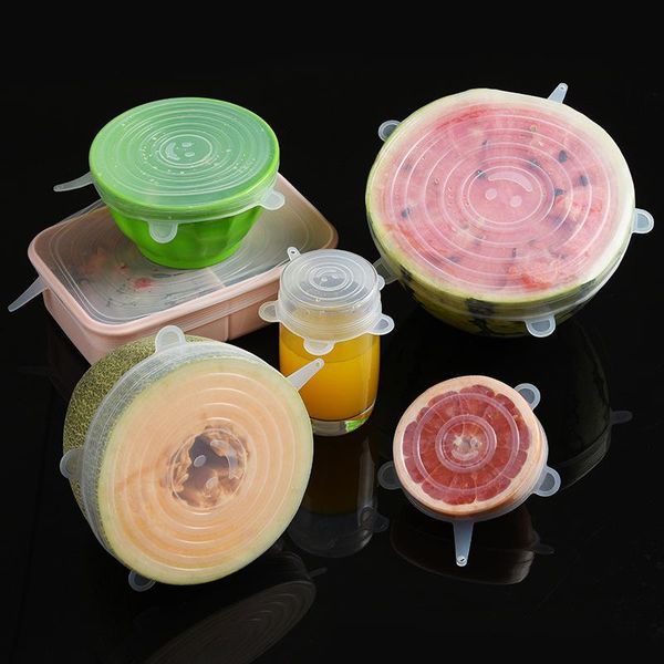 multifunctional stretched plastic film 6-piece set of silica gel bowl cover grade square fresh-keeping kitchen storage & organization
multifunctional stretched plastic film 6-piece set of silica gel bowl cover grade square fresh-keeping kitchen storage & organization