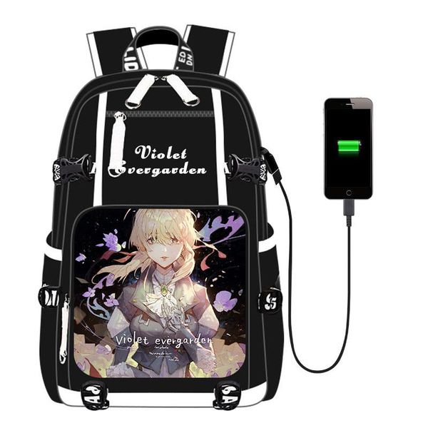 backpack cartoon violet evergarden usb port bags lapschool travel book students casual girls boys rucksack gift
backpack cartoon violet evergarden usb port bags lapschool travel book students casual girls boys rucksack gift