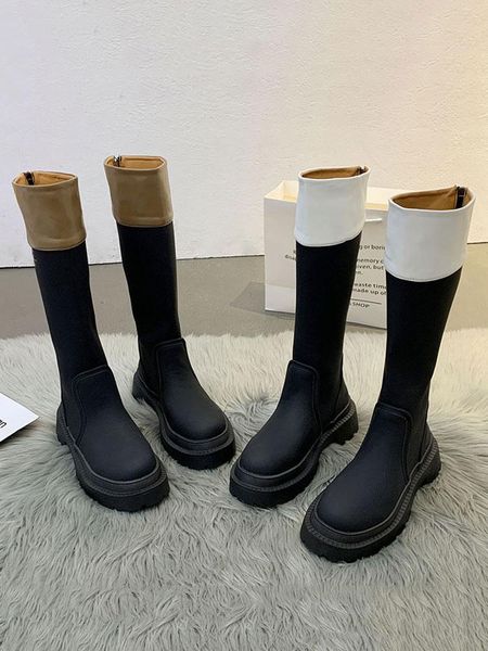 boots round toe med heel women shoes autumn luxury designer winter footwear zipper boots-women lolita over-the-knee rubber fashi, Black
boots round toe med heel women shoes autumn luxury designer winter footwear zipper boots-women lolita over-the-knee rubber fashi, Black
