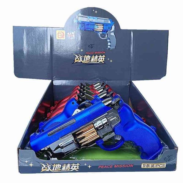 electric vibration music 696-46 pistol bullet rotation light simulation shooting children's toys 9pcs
electric vibration music 696-46 pistol bullet rotation light simulation shooting children's toys 9pcs