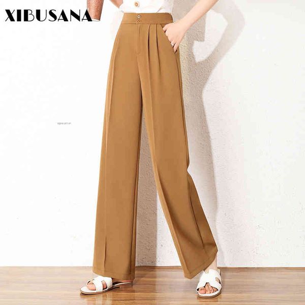 women loose wide leg pants spring autumn high waist office ladies suit pant female long trousers spilt straight pantalons 210423, Black;white
women loose wide leg pants spring autumn high waist office ladies suit pant female long trousers spilt straight pantalons 210423, Black;white