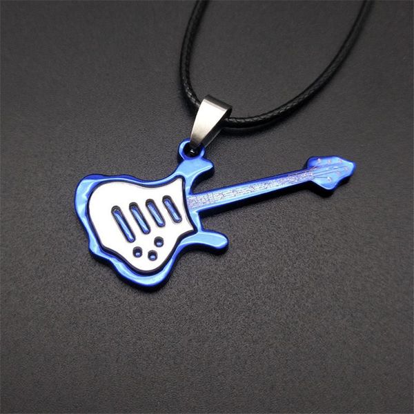 pendant necklaces fashion guitar necklace for men and women personality instrument fine jewelry, Silver
pendant necklaces fashion guitar necklace for men and women personality instrument fine jewelry, Silver