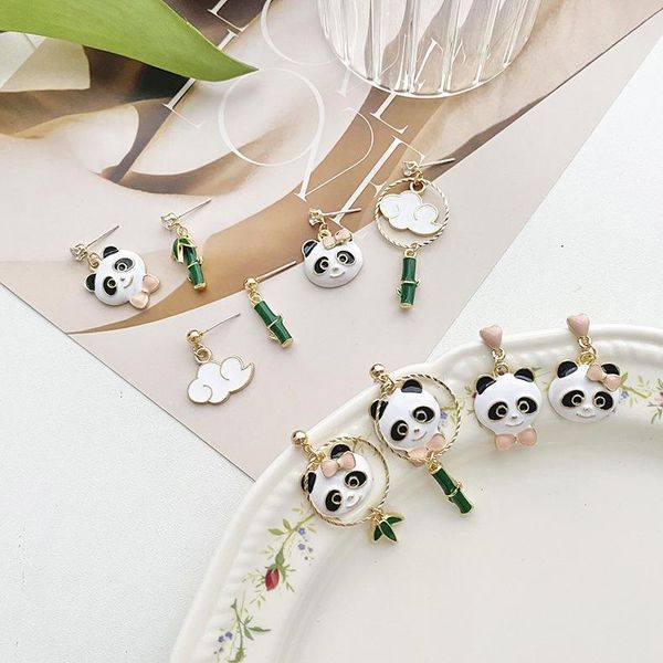 dangle & chandelier qiluxy fashion panda bamboo asymmetry drop earrings for women girl vintage cute cartoon charm party jewelry gifts, Silver
dangle & chandelier qiluxy fashion panda bamboo asymmetry drop earrings for women girl vintage cute cartoon charm party jewelry gifts, Silver