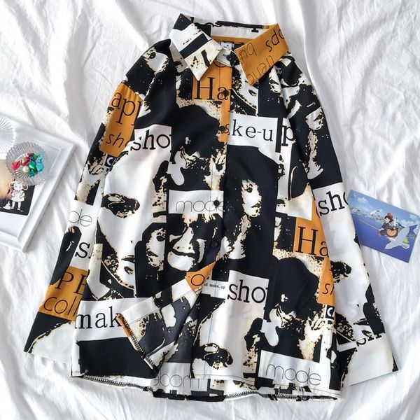 women blouse autumn spring shirts fashion cartoon blouses loose long sleeve chiffon shirt female blusas mujer office lady women's &, White
women blouse autumn spring shirts fashion cartoon blouses loose long sleeve chiffon shirt female blusas mujer office lady women's &, White