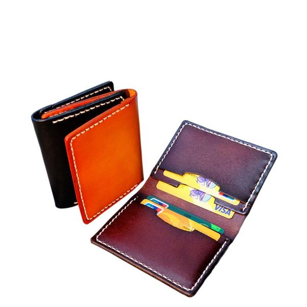 card holders genuine leather holder vintage handmade wallet for s luxury cardholder men protective cases, Brown;gray
card holders genuine leather holder vintage handmade wallet for s luxury cardholder men protective cases, Brown;gray