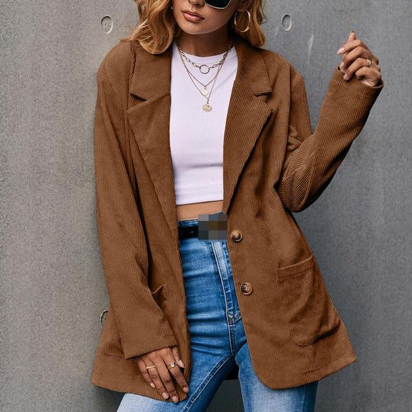women's suits & blazers winter clothes women green corduroy jacket casual ol style blazer business suit pockets stylish single breasted, White;black
women's suits & blazers winter clothes women green corduroy jacket casual ol style blazer business suit pockets stylish single breasted, White;black