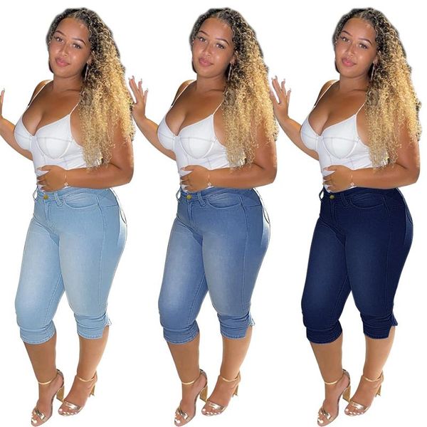 women's jeans 4xl 5xl large size women denim shorts summer capris pants calf-length breeches stretch slim skinny high waist, Blue
women's jeans 4xl 5xl large size women denim shorts summer capris pants calf-length breeches stretch slim skinny high waist, Blue