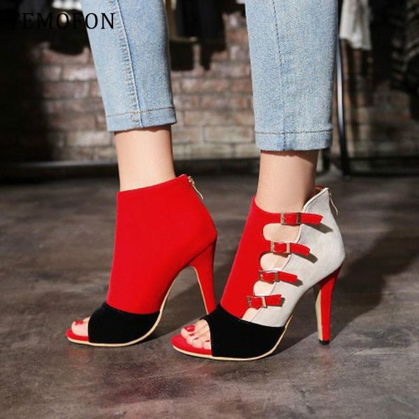 dress shoes temofon women peep toe heels fashion red bakck high ladies pumps strap suede big size chaussure femme talon hvt721, Black
dress shoes temofon women peep toe heels fashion red bakck high ladies pumps strap suede big size chaussure femme talon hvt721, Black