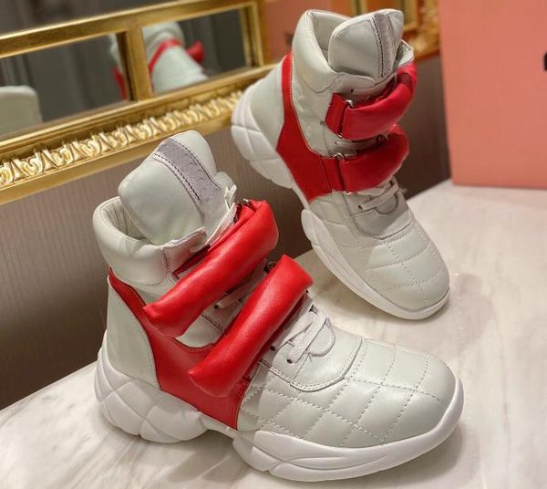 running shoes women matelasse two miu highest quality high help sports chaussures de designer platform christmas real leather tory bottes, Black
running shoes women matelasse two miu highest quality high help sports chaussures de designer platform christmas real leather tory bottes, Black