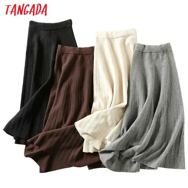 tangada winter women knit long skirt elastic high waist warm office lady elegant black a-line maxi skirts female bottoms aqx06 210609
tangada winter women knit long skirt elastic high waist warm office lady elegant black a-line maxi skirts female bottoms aqx06 210609